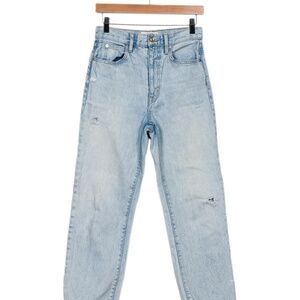 SLVRLAKE High-Rise Straight Leg Jeans